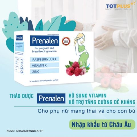 Prenalen - Hỗ trợ tăng cường sức khỏe, tăng cường sức đề kháng cho bà bầu,sau sinh