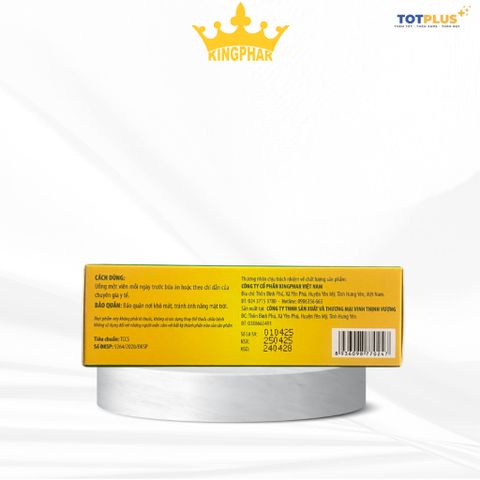 Viên Uống Vitamin E Kingphar - Hỗ Trợ Tăng Cường Chống Oxy Hóa, Hỗ Trợ Làm Đẹp Da - Hộp 30 viên