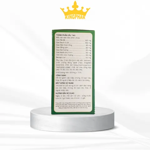 Đại Tràng Kingphar – Hỗ Trợ Giảm Rối Loạn Tiêu Hóa, Đi Ngoài Nhiều Lần Do Viêm Đại Tràng