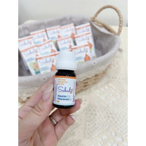 Tinh Dầu Tràm Sabal Baby Giúp Giữ Ấm, Phòng Cảm Lạnh - Lọ 10ml