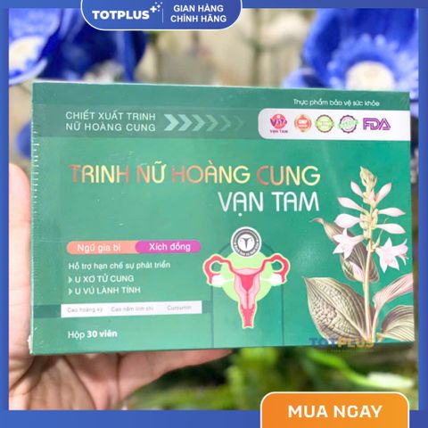 Trinh Nữ Hoàng Cung Vạn Tam - Hỗ Trợ Hạn Chế Sự Phát Triển Của U Xơ Tử Cung, U V.ú Lành Tính