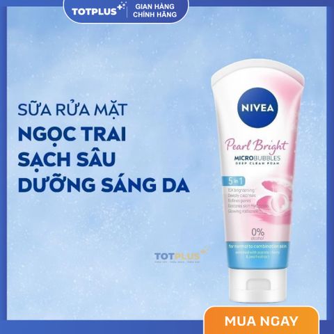 Sữa Rửa Mặt Nivea Cho Nữ 100g – Làm Sạch Sâu, Dưỡng Sáng Da Hiệu Quả