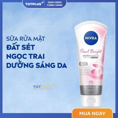 Sữa Rửa Mặt Nivea Cho Nữ 100g – Làm Sạch Sâu, Dưỡng Sáng Da Hiệu Quả