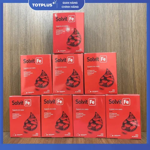 Sắt Solvit Fe – Sắt Bisglycinate Chelate Albion Hấp Thu Cao, Hỗ Trợ Tạo Máu, Giảm Nguy Cơ Thiếu Máu