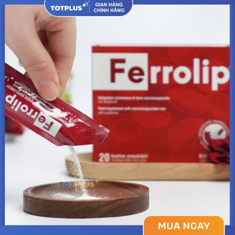 Sắt Ferrolip – Sắt Sinh Học Hấp Thu Cao Nhập Khẩu Italy Cho Mẹ Bầu & Người Thiếu Sắt