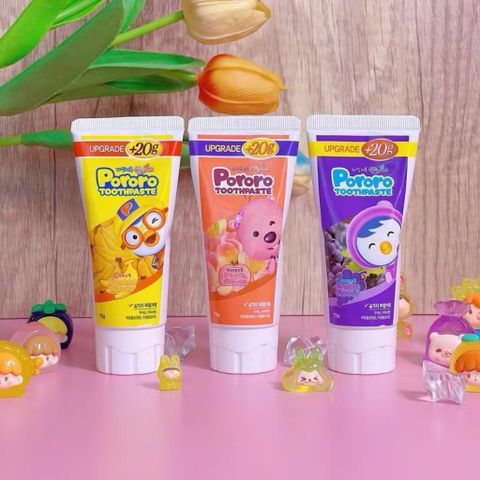 Kem Đánh Răng Cho Bé Pororo - Bảo Vệ Răng Sữa Của Bé Ngay Từ Những Ngày Đầu, Giúp Chống Sâu Răng
