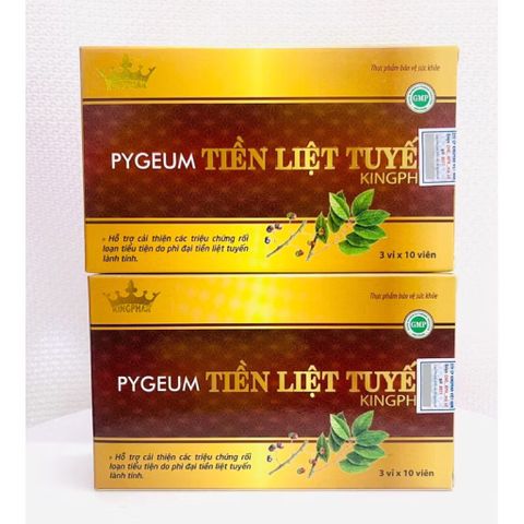 Pygeum Tiền Liệt Tuyến Kingphar – Hỗ Trợ Cải Thiện Tiểu Đêm, Tiểu Khó Do Phì Đại Tiền Liệt Tuyến