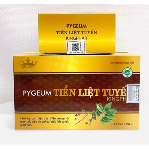 Pygeum Tiền Liệt Tuyến Kingphar – Hỗ Trợ Cải Thiện Tiểu Đêm, Tiểu Khó Do Phì Đại Tiền Liệt Tuyến