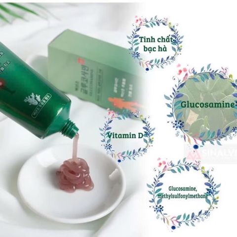 Dầu Xoa Bóp Glucosamine - Hỗ Trợ Giảm Đau Xương Khớp, Mỏi Gối, Đau Lưng, Vai Gáy - Hàng Chính Ngạch