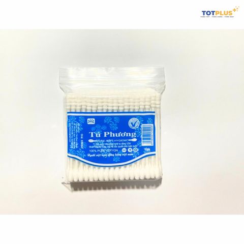 Bông Ngoáy Tai Tú Phương - Pure Soft Hygienic - Mềm Mịn - An Toàn - Sạch Khuẩn - Túi 90 Cây