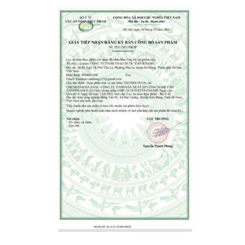 Tiêu Độc Plus – Hỗ trợ thanh nhiệt, giải độc, giảm mẩn ngứa, rôm sảy - Hộp 20 ống