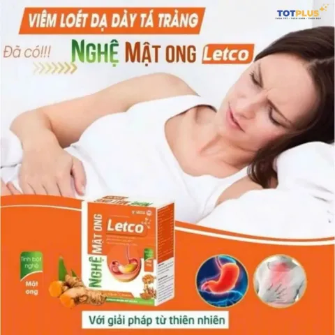 Nghệ Mật Ong Letco – Hỗ Trợ Bảo Vệ Dạ Dày, Hỗ Trợ Giảm Triệu Chứng Viêm Loét Dạ Dày Tá Tràng