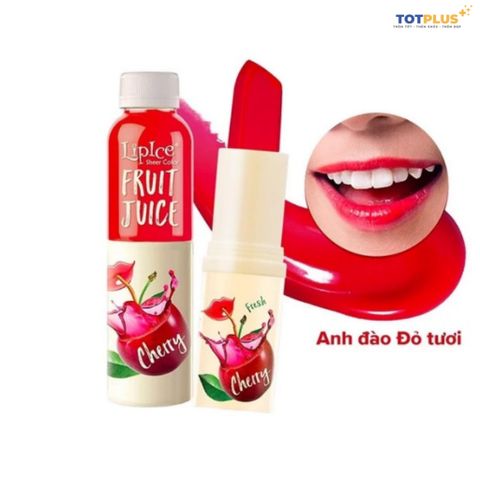 Son dưỡng môi có màu LipIce Fruit Juice - giúp làn môi của bạn mềm mại và tươi tắn - Thỏi son 4g