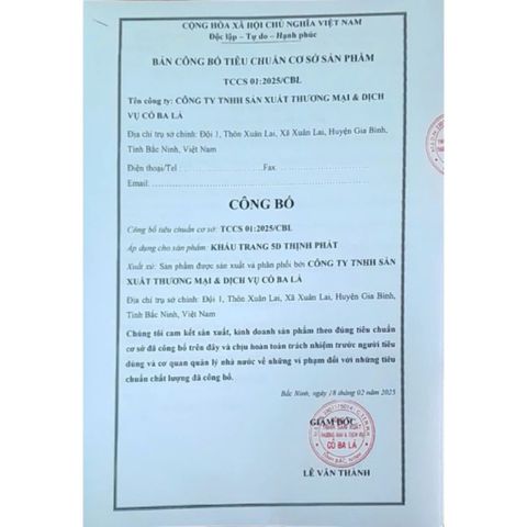50 chiếc Khẩu trang 5D Thịnh Phát 3 Lớp Kháng Khuẩn, Mềm Nhẹ, Thoáng Khí