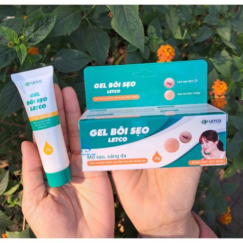 Gel Bôi Sẹo Letco - Làm Mờ Các Vết Thâm, Sẹo, Dưỡng Ẩm, Làm Mềm Da, Sáng Da