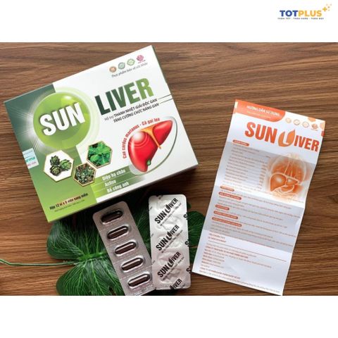 Sun Liver – Hỗ Trợ Bổ Gan, Giải Độc Gan,Thanh Nhiệt, Tăng Cường Chức Năng Gan - Hộp 60 Viên