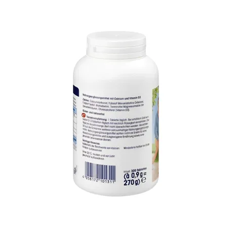 Viên uống bổ sung canxi Mivolis Calcium D3, tăng cường sức khỏe,giúp xương chắc khỏe,giảm đau mỏi, 300 viên