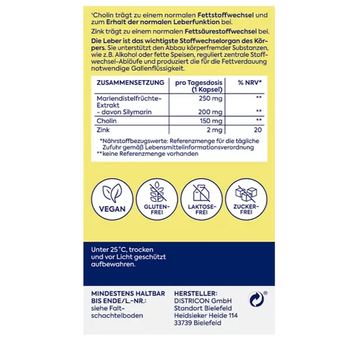 Viên uống  Bổ Gan Zirkulin Leber Vital Mariendistel Dragees gan nhiễm mỡ, men gan cao, hộp 60 viên