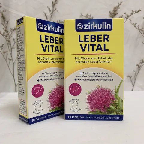 Viên uống  Bổ Gan Zirkulin Leber Vital Mariendistel Dragees gan nhiễm mỡ, men gan cao, hộp 60 viên