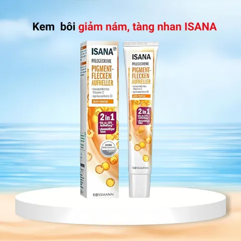 Kem bôi dành cho da nám, tàng nhang ISANA 2in1, tuýp 50ml
