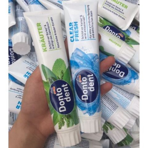 Kem đánh răng DONTODENT KRAUTER bảo vệ răng chắc khỏe tuýp 125ml