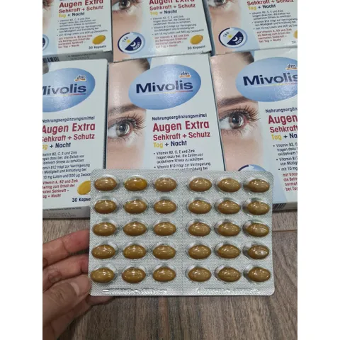 Viên uống Augen Mivolis tăng cường thị lực, giảm nhức mỏi mắt