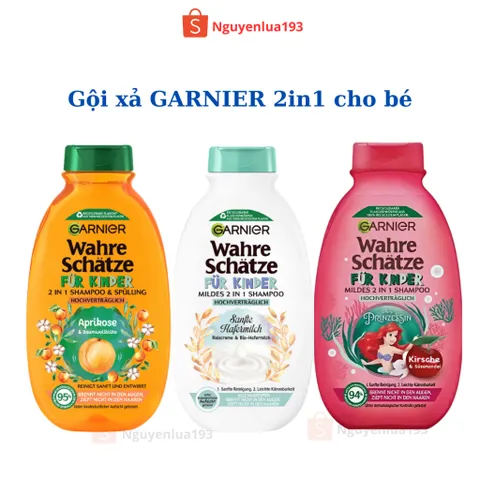 Gội xả Garnier 2in1 cho bé, tiện lợi, thơm nhẹ dễ chịu