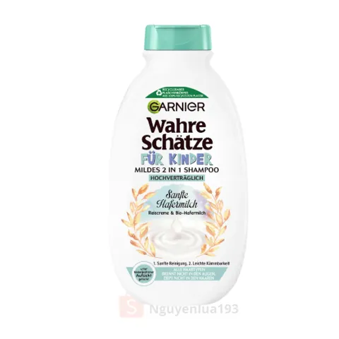 Gội xả Garnier 2in1 cho bé, tiện lợi, thơm nhẹ dễ chịu