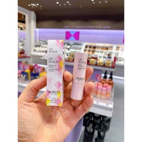 Son tẩy da chết môi Kiko Lip Scrub loại bỏ lớp tế bào chết,bong tróc khô ráp trên môi