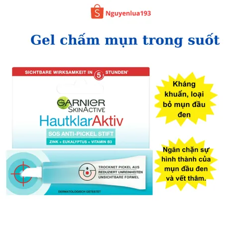 Gel chấm mụn trong suốt, hỗ trợ ngăn sự hình thành của mụn, hàng Đức