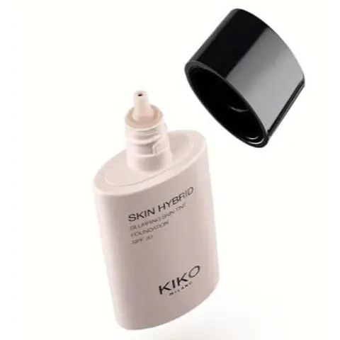 Kem nền Kiko Skin Hybrid làm sáng da suốt 24h độ che phủ tinh tế, giúp dưỡng da, 30ml