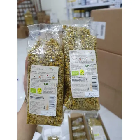 Trà hoa cúc hữu cơ BIO thanh mát, thanh lọc cơ thể, lợi tiểu, ngủ ngon, giảm khô mỏi mắt, gói 60g