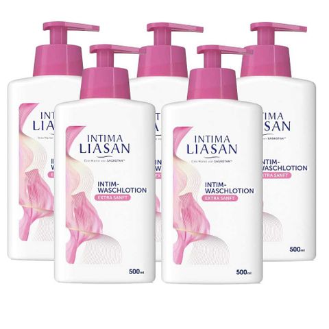 Dung dịch vệ sinh phụ nữ cao cấp INTIMA LIASAN 500ml, mẫu mới dạng vòi làm sạch