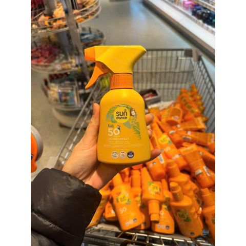 Xịt chống nắng Sundance Kids SPF50, bảo vệ da của bé, chai 200ml