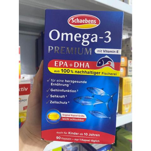 Schaebens Omega 3 Premium, hộp 70 viên