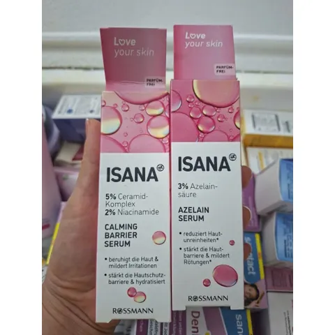 Serum dưỡng da ISANA, cân bằng độ ẩm, sắc tố da, chai 30ml