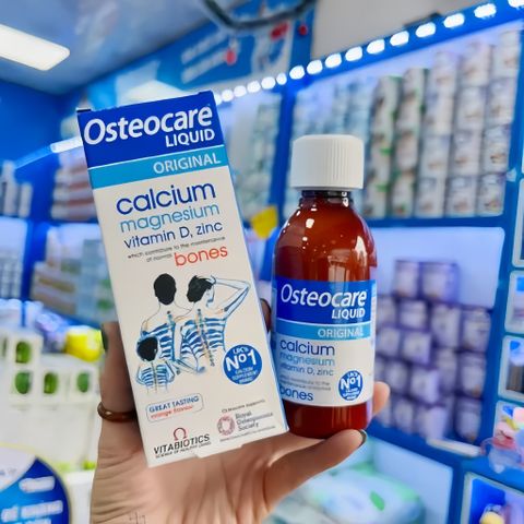 Canxi nước Osteocare bổ sung canxi và D3 cho bé từ 3 tuổi ,bà bầu và người lớn 200ml