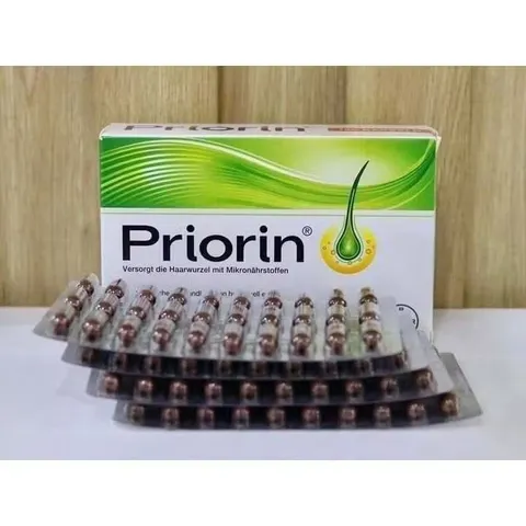 Priorin kapseln tốt cho tóc, chân tóc khỏe mạnh, người hói tóc, hộp 120 viên
