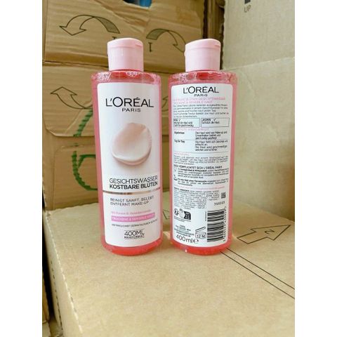 Sữa rửa mặt LOREAL chiết xuất từ hoa hồng tươi thành phần tự nhiên, không hoá chất, không chất tạo bọt, giúp se khít lỗ