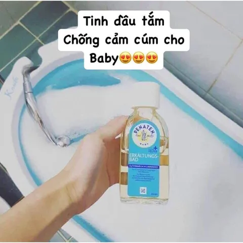 Tinh dầu tắm penaten dùng cho bé từ sơ sinh, hàng Đức