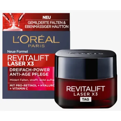 Bộ kem dưỡng ngày đêm, serum chống lão hóa Loreal Revitalift x 3