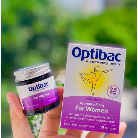 Men vi sinh OPTIBAC hộp 30 viên