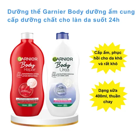Dưỡng thể  Body dưỡng ẩm cung cấp dưỡng chất cho làn da suốt 24h, chai 400ml