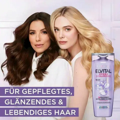 Dầu gội Loreal elvital cung cấp độ ẩm cho tóc, tóc nhuộm, chai 400ml