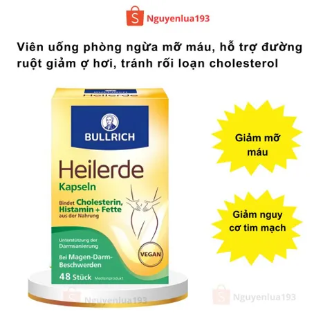 Viên uống bullrich heilerde hộp 48 viên