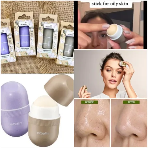 Con lăn hút dầu, làm sạch lỗ chân lông EBELIN ngừa mụn trứng cá, giúp da luôn khô thoáng