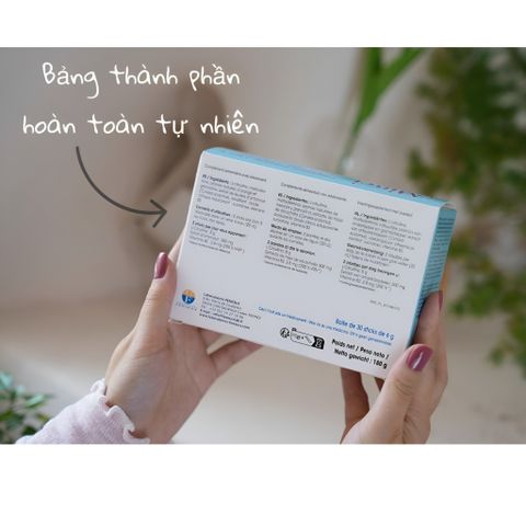 Trà giảm cân Minci concept thành phần tự nhiên giảm hấp thụ chất béo, giải phóng năng lượng thừa trên cơ thể, hộp 30 gói