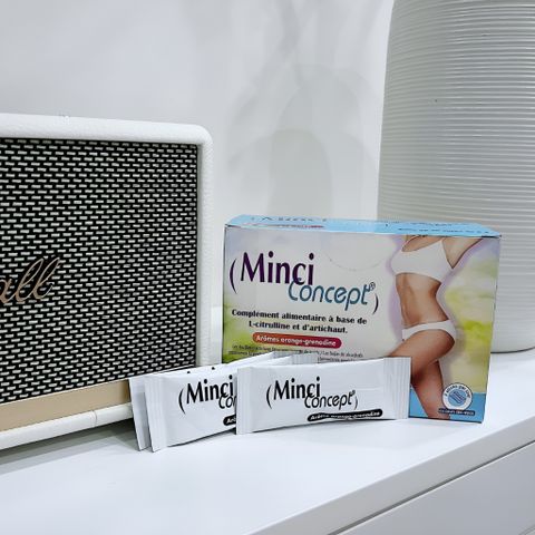 Trà giảm cân Minci concept thành phần tự nhiên giảm hấp thụ chất béo, giải phóng năng lượng thừa trên cơ thể, hộp 30 gói