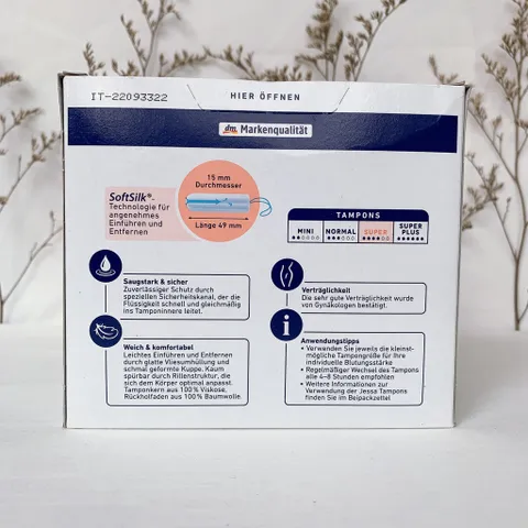Băng vệ sinh TAMPON JESSA  dạng nút