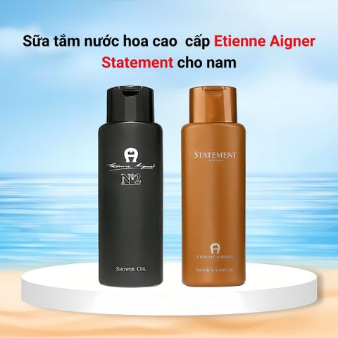 Sữa tắm nước hoa cao cấp Etienne Aigner Statement dành cho nam, hương thơm nam tính, chai 500ml